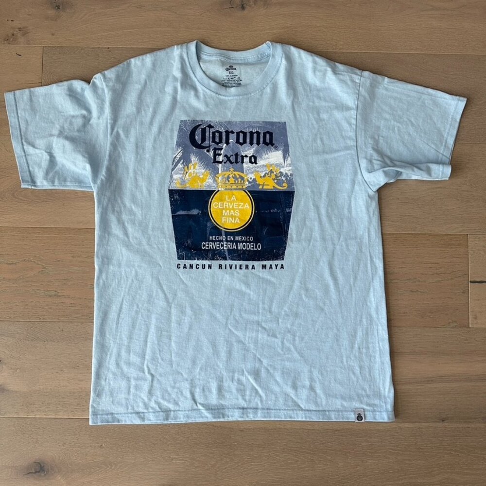 Corona Extra Cancun Mexico Beer tshirt XL *NEW*